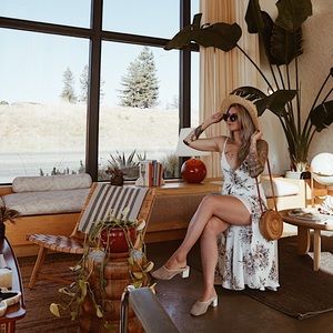 Bishop & Young floral summery wrap dress